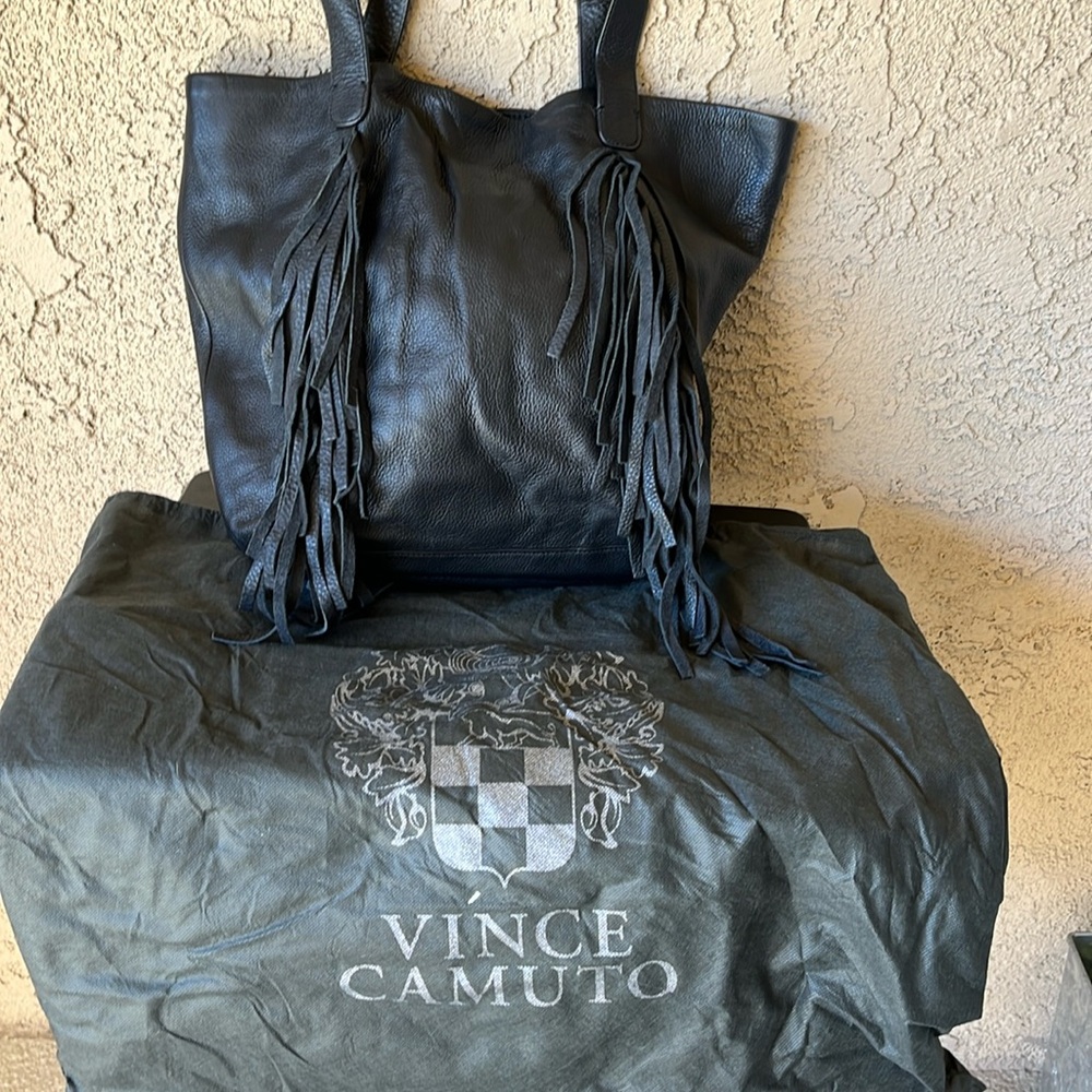 SALE- Vince Camuto Black Leather Bag